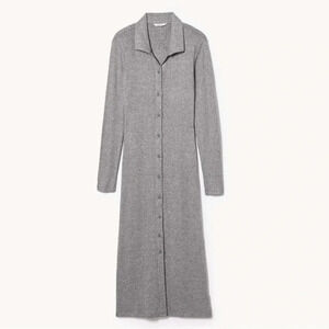 Knit Shirt Dress in Grey Mix from Joe Fresh